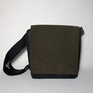 Skagen Denmark Men’s Messenger Bag Crossbody Canvas Leather